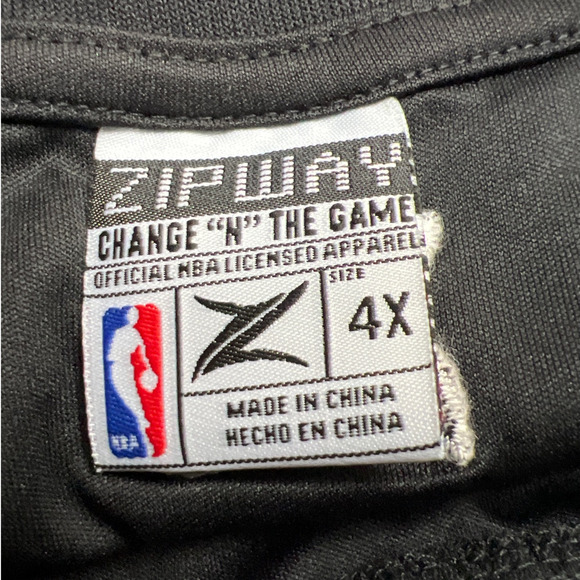 NBA New York Knicks Mens ZipWay Change “N” The Game Cut Off Tank Size 4X Black - Picture 7 of 9